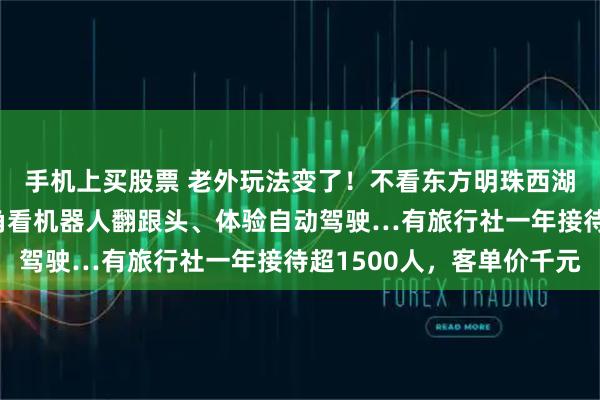 手机上买股票 老外玩法变了！不看东方明珠西湖灵隐寺，扎堆来长三角看机器人翻跟头、体验自动驾驶…有旅行社一年接待超1500人，客单价千元
